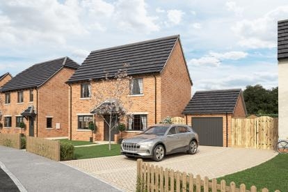 Computer generated image of The Ashwell, a three bed detached home