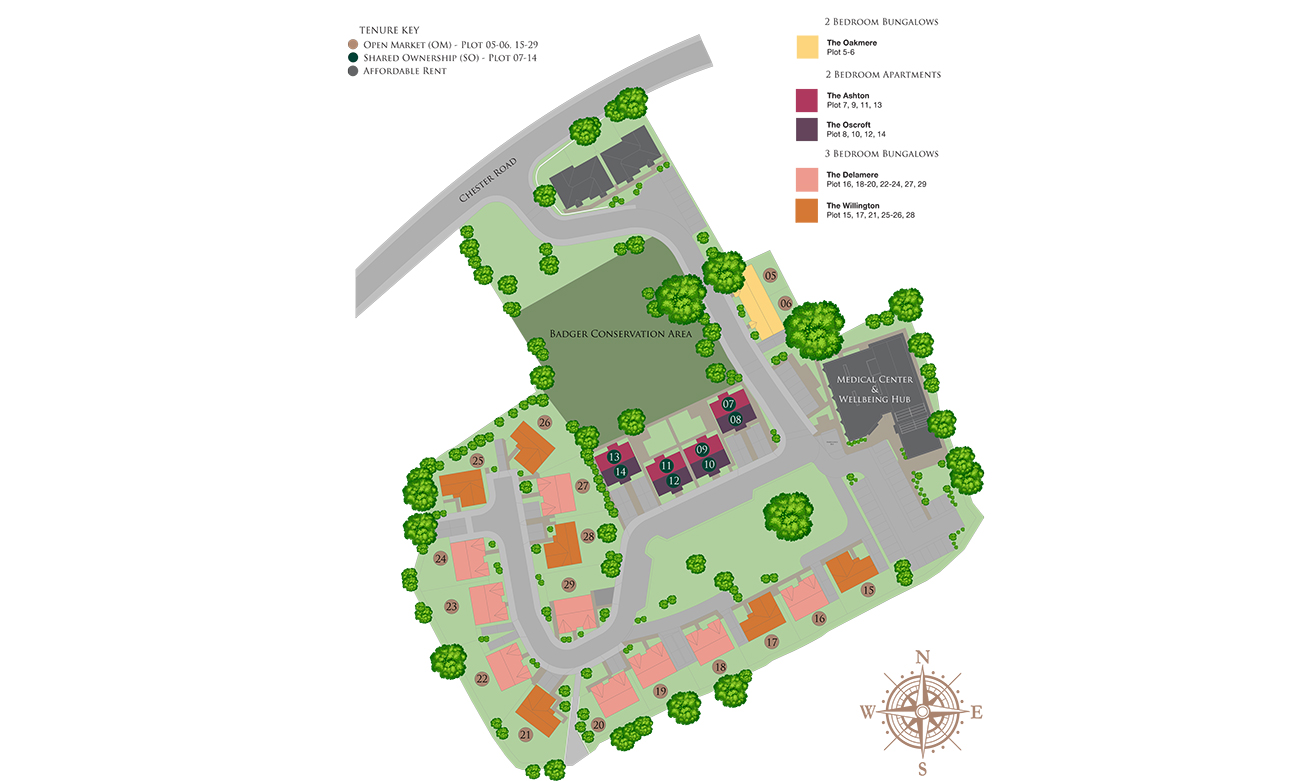 The Willows development site plan